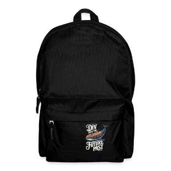 Dive Into The Future Past Design - Backpack - black - Front