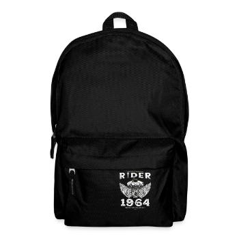 Cavalier depuis 1964 - 61 ans, nourri par la liberté - Sac à dos - noir - Devant