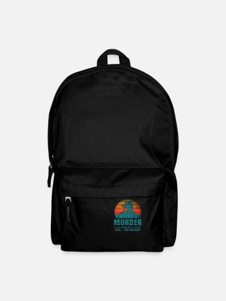 Krimi-Dinner-Spaß-Nacht - Rucksack - Schwarz