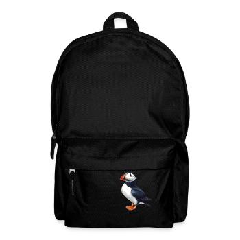 Papageientaucher - Rucksack - Schwarz - Vorne