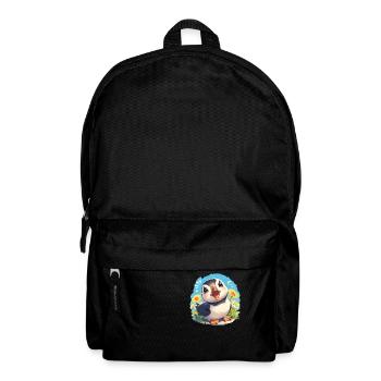 Papageientaucher - Rucksack - Schwarz - Vorne