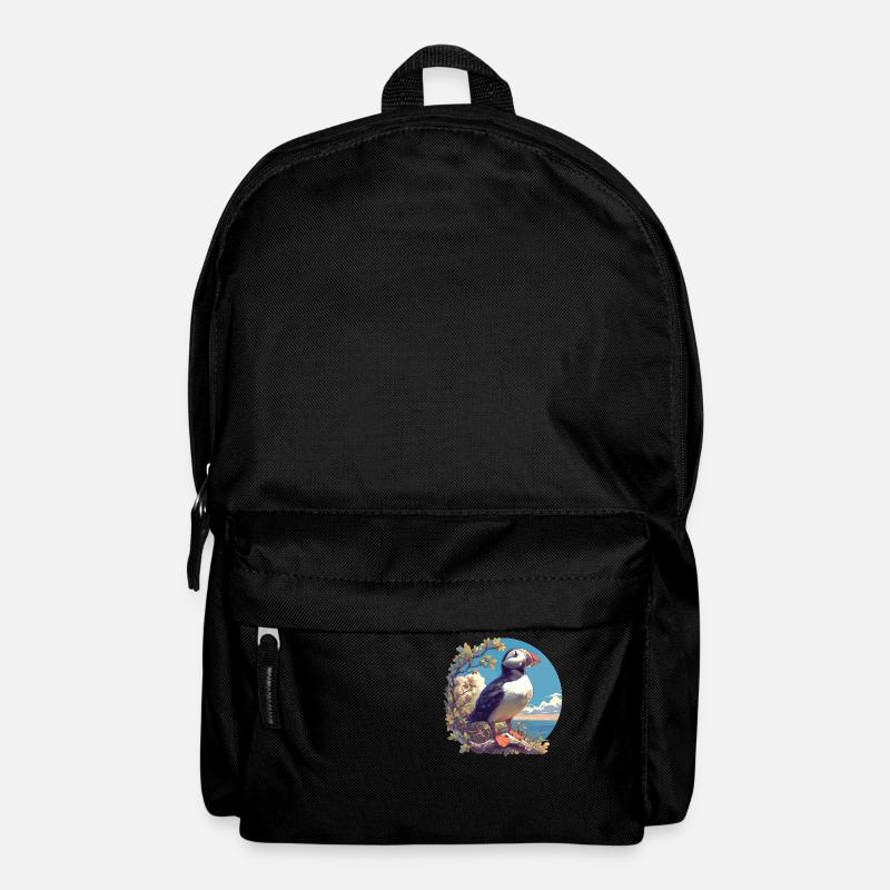 Papageientaucher - Rucksack - Schwarz