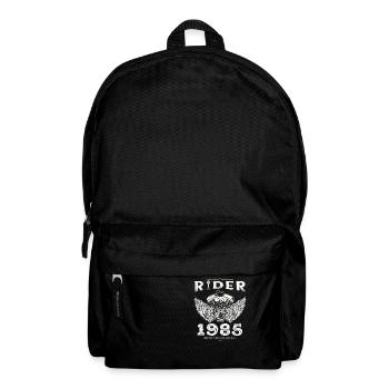 Rider Since 1985 - 40 Years of Freedom & Speed - Backpack - black - Front