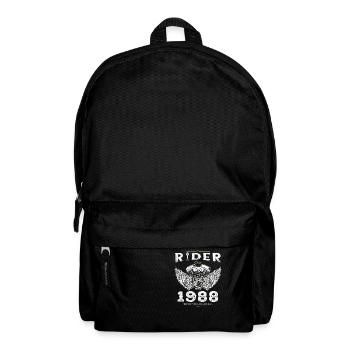 pilote depuis 1988 - 37 ans de moteurs rugissants et - Sac à dos - noir - Devant