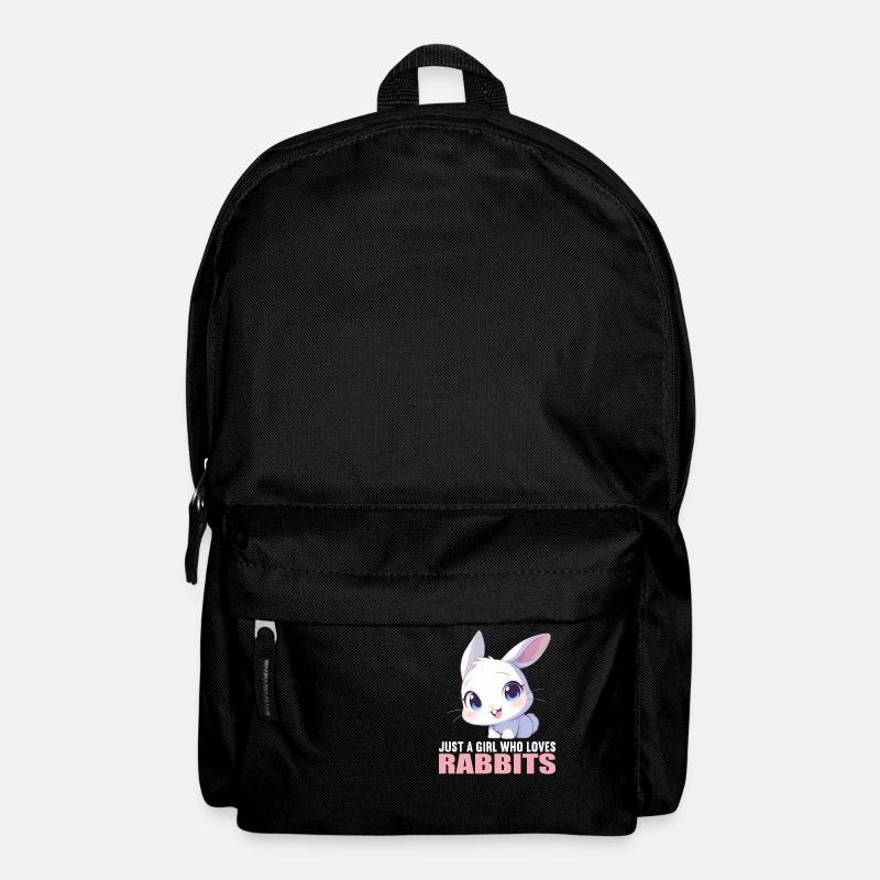 Hasen Hase - Rucksack - Schwarz