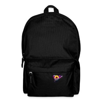 Retro Wave Sunflower Triangle - Backpack - black - Front