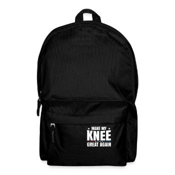 Rendre mon genou à nouveau grand. Drôle de récupération - Sac à dos - noir - Devant