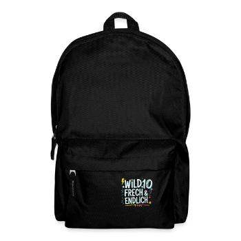 Sauvage, effronté et enfin 10 ans 10e anniversaire - Sac à dos - noir - Devant