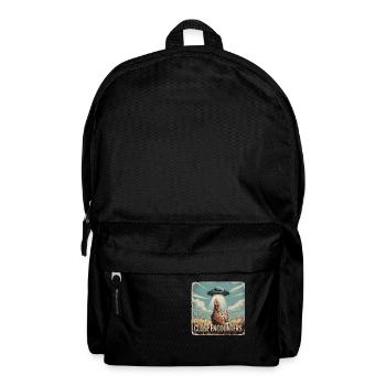 Close Encounter Chicken UFO Field - Backpack - black - Front