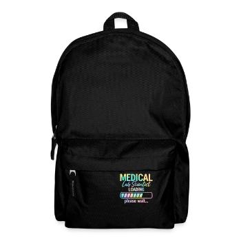 Lab Scientist Loading Tie Dye Funny MLS Medical - Backpack - black - Front