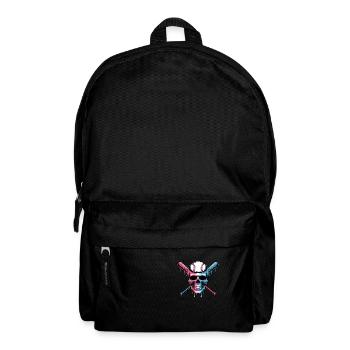 Baseball Skull Batte de Baseball - Sac à dos - noir - Devant