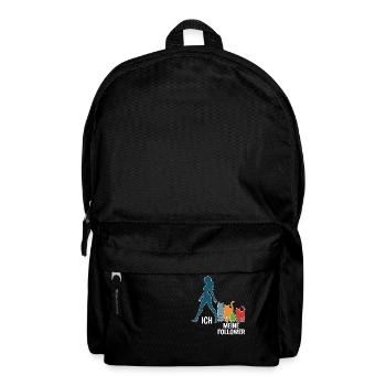 Ich & meine Follower – Katzenhumor Design - Rucksack - Schwarz - Vorne