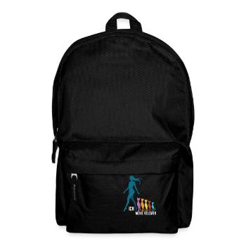 Ich & meine Follower – Katzenhumor Design - Rucksack - Schwarz - Vorne