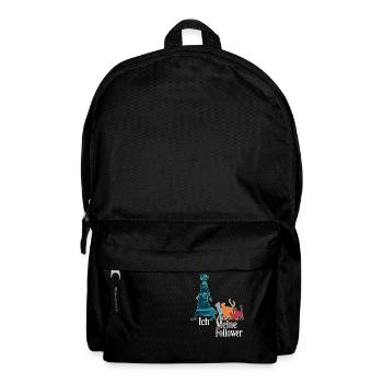 Ich & meine Follower – Katzenhumor Design - Rucksack - Schwarz - Vorne