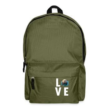Loutre de mer - Sac à dos - vert olive - Devant