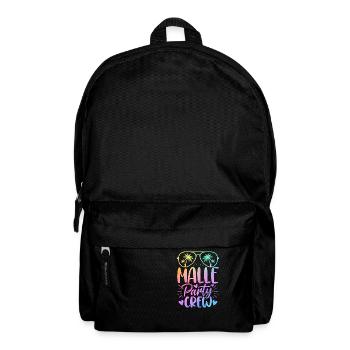 Malle Party Crew - Rucksack - Schwarz - Vorne