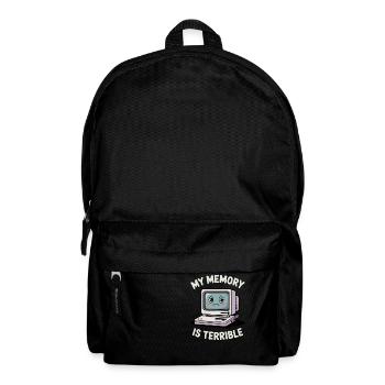 Mein Gedächtnis ist schrecklich Lustig Computer Lustig Codierung - Rucksack - Schwarz - Vorne