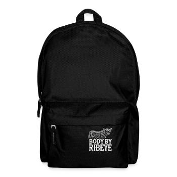 Körper von Ribeye - Rucksack - Schwarz - Vorne