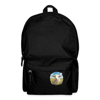 Schafe Schaf - Rucksack - Schwarz - Vorne