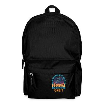 Festival Geist im Orbit Design - Rucksack - Schwarz - Vorne