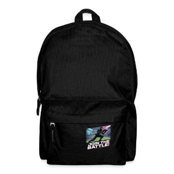 LASER STÜRZE DICH IN DIE SCHLACHT - Rucksack - Schwarz - Vorne