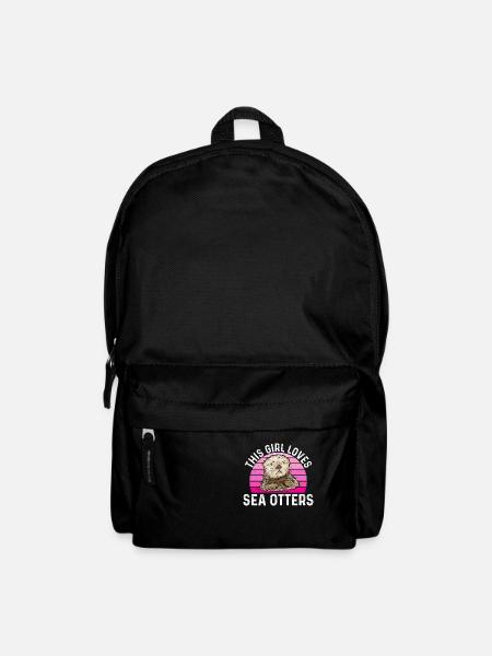 Seeotter - Rucksack - Schwarz