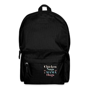 Chicken Nugs & Mama Hugs - Rucksack - Schwarz - Vorne