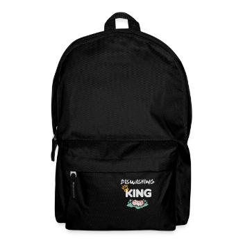 dishwasher man dishwashing king funny wa - Backpack - black - Front
