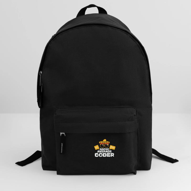 Nacho Average Coder Coding Taco Mexican Programmer Rucksack
