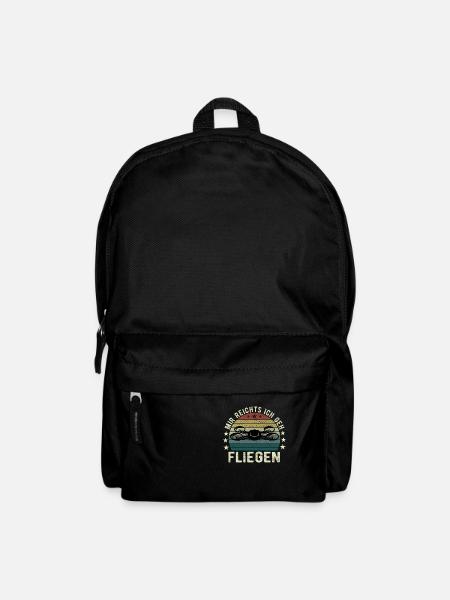 Mir Reichts Ich Geh Fliegen Drohne Drohnenflieger - Rucksack - Schwarz