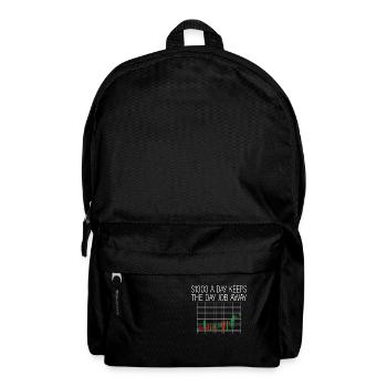 1000 $ par jour éloigne le travail de jour 4 - Sac à dos - noir - Devant