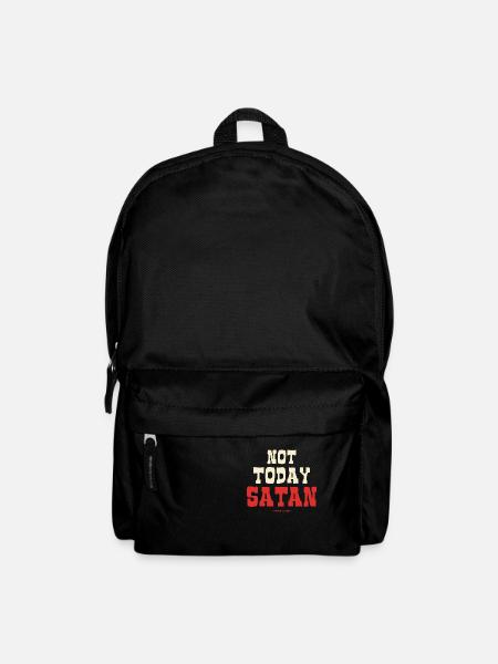 Nicht heute, Satan - Rucksack - Schwarz