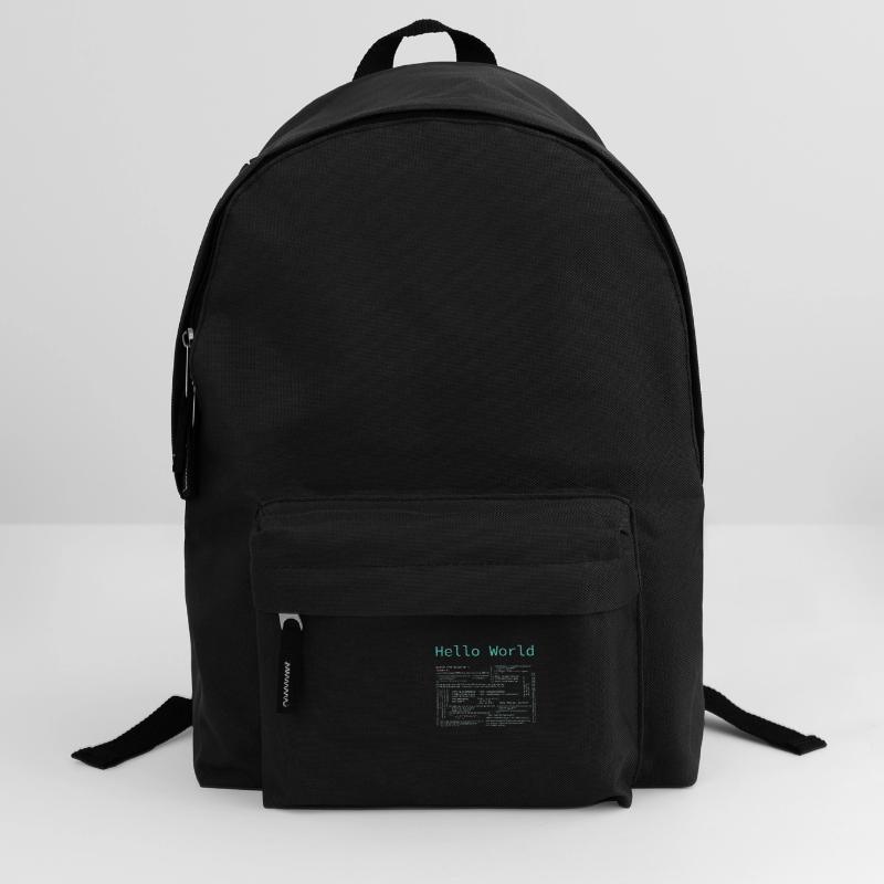 Hello World - Computer Pr... Programmers & Nerd Backpack
