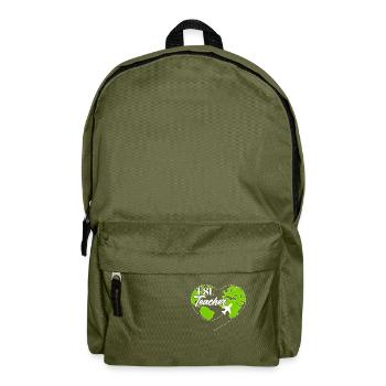 Teacher English Second Language Foreign Language - Backpack - olive green - Front