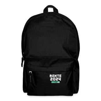 Rentner 2024 Ruhestand 2024 Der Countdown läuft - Rucksack - Schwarz - Vorne