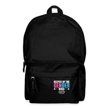 Gender Reveal Zitat für einen Hüter des - Rucksack - Schwarz - Vorne