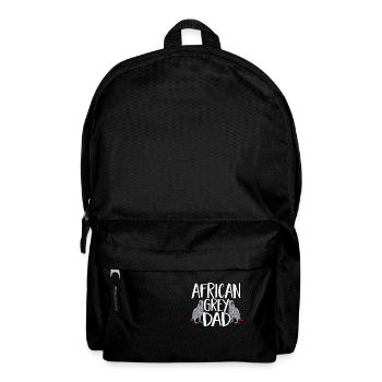 Graupapagei African Grey Parrot Papagei - Rucksack - Schwarz - Vorne