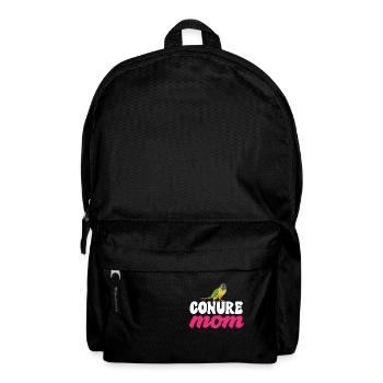 Molinasittich Papagei Vogel Sittich - Rucksack - Schwarz - Vorne