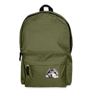 Malamute d’Alaska - Sac à dos - vert olive - Devant