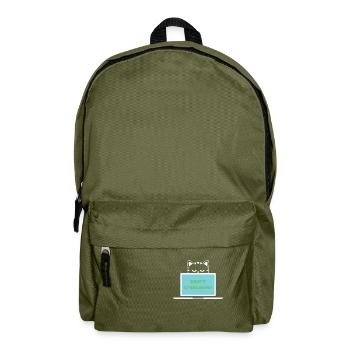 Ne croyez pas le chat programmeur - Sac à dos - vert olive - Devant