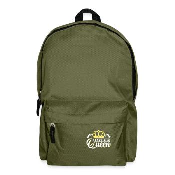 Lézard Reine Lézards Amoureux des reptiles He - Sac à dos - vert olive - Devant