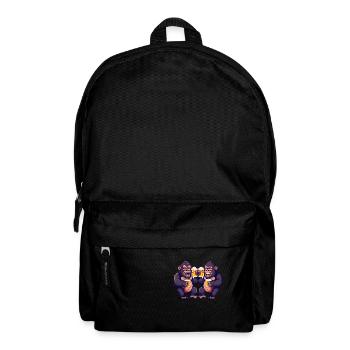 Gorille Comic Bière Drôle Booze - Sac à dos - noir - Devant
