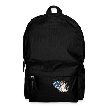 Cat Eating Lollipop - Backpack - black - Front