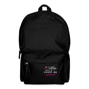 If I Knit Fast Enough, Does It Count As Aerobics 3 - Rucksack - Schwarz - Vorne
