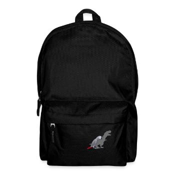 Graupapagei African Grey Parrot Papagei - Backpack - black - Front