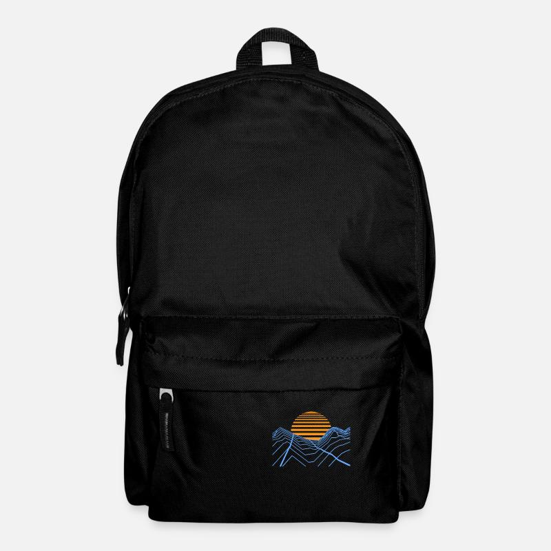Retrowave Synthwave 80s Design - Rucksack - Schwarz