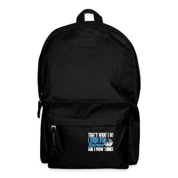 Salmon Fishing Salmon Angler - Backpack - black - Front