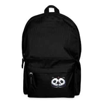Two Pandas In Love - Rucksack - Schwarz - Vorne