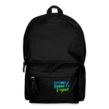 Végétalien - Sac à dos - noir - Devant