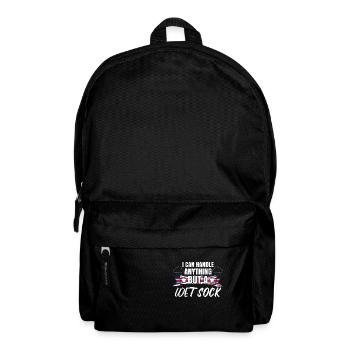 I Can Handle Anything But A Wet Sock - Backpack - black - Front